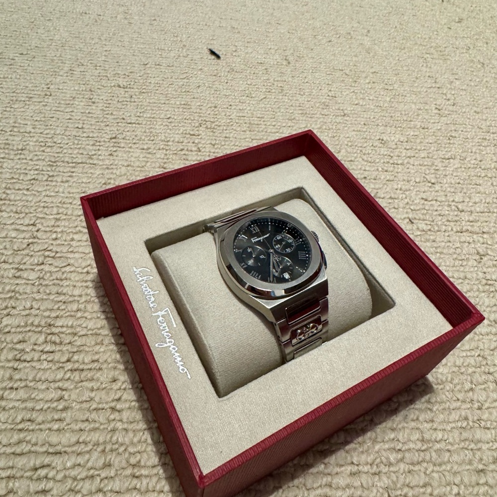 Salvatore Ferragamo Silver Men's Watch